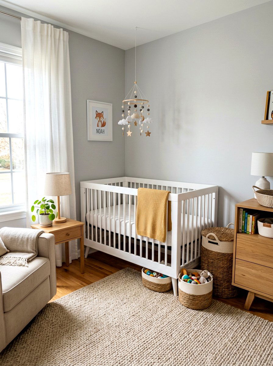 Corner Crib Layout - 30 small nursery layout ideas