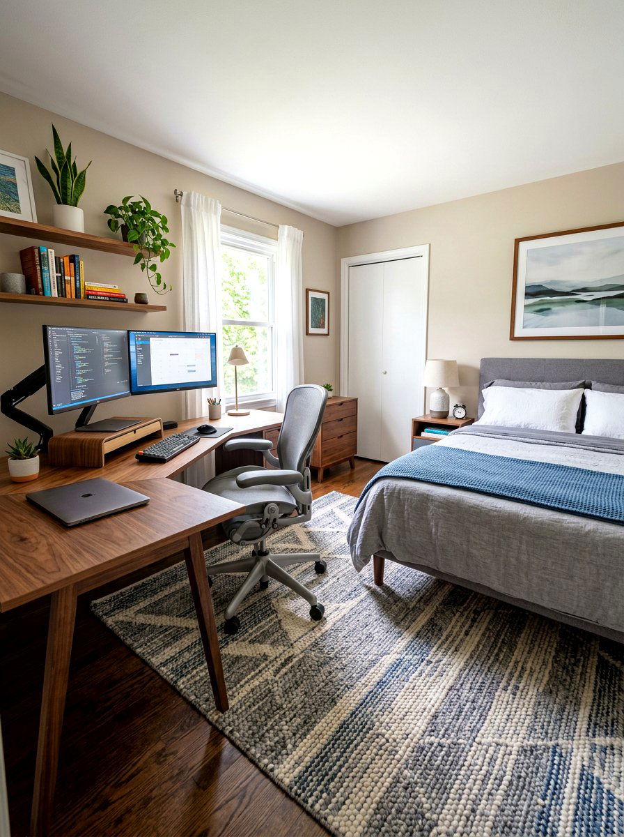 Corner Desk Guest Room Office - 30 guest room office ideas