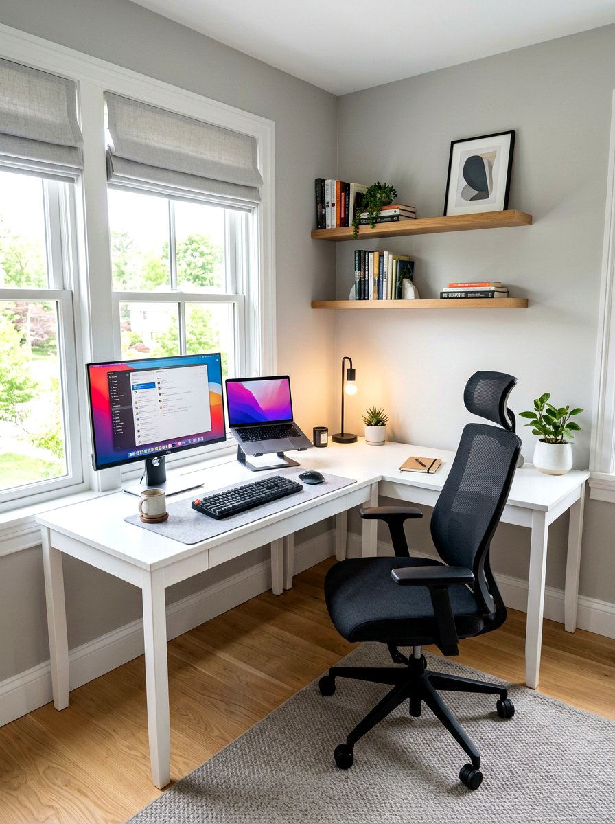 Corner Desk Home Office - 30 minimalist home office ideas