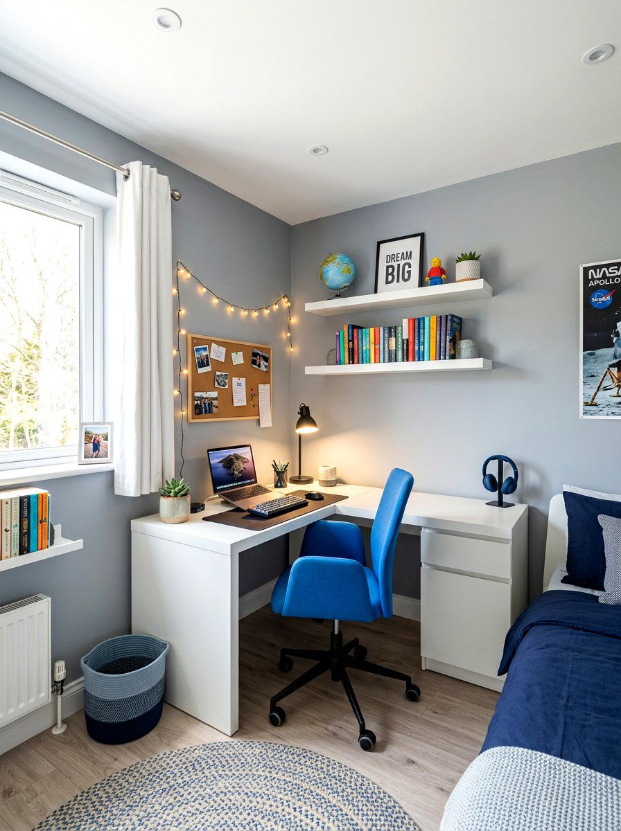 Corner Desk Small Teen Room - 30 teen bedroom desk ideas