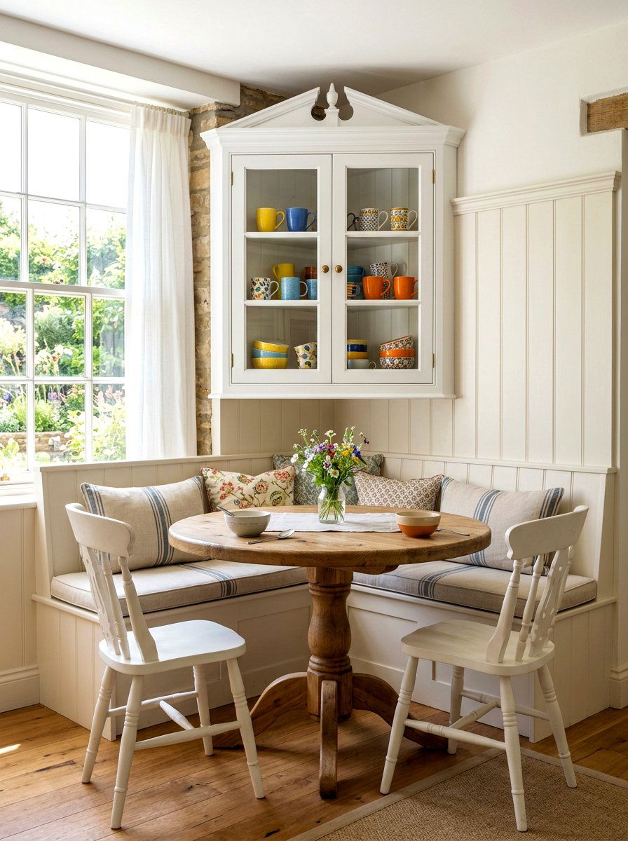 Corner Display Cabinet Breakfast Nook - 30 display cabinet ideas