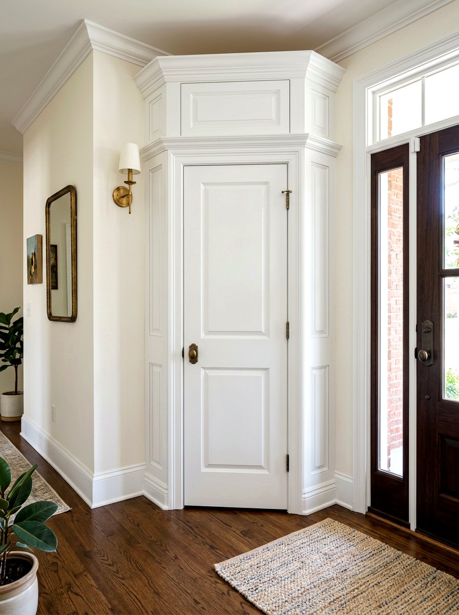 Corner Entryway Cabinet - 30 narrow entryway storage ideas