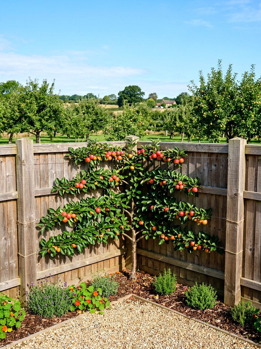 Corner Fruit Tree Orchard - 30 corner garden ideas