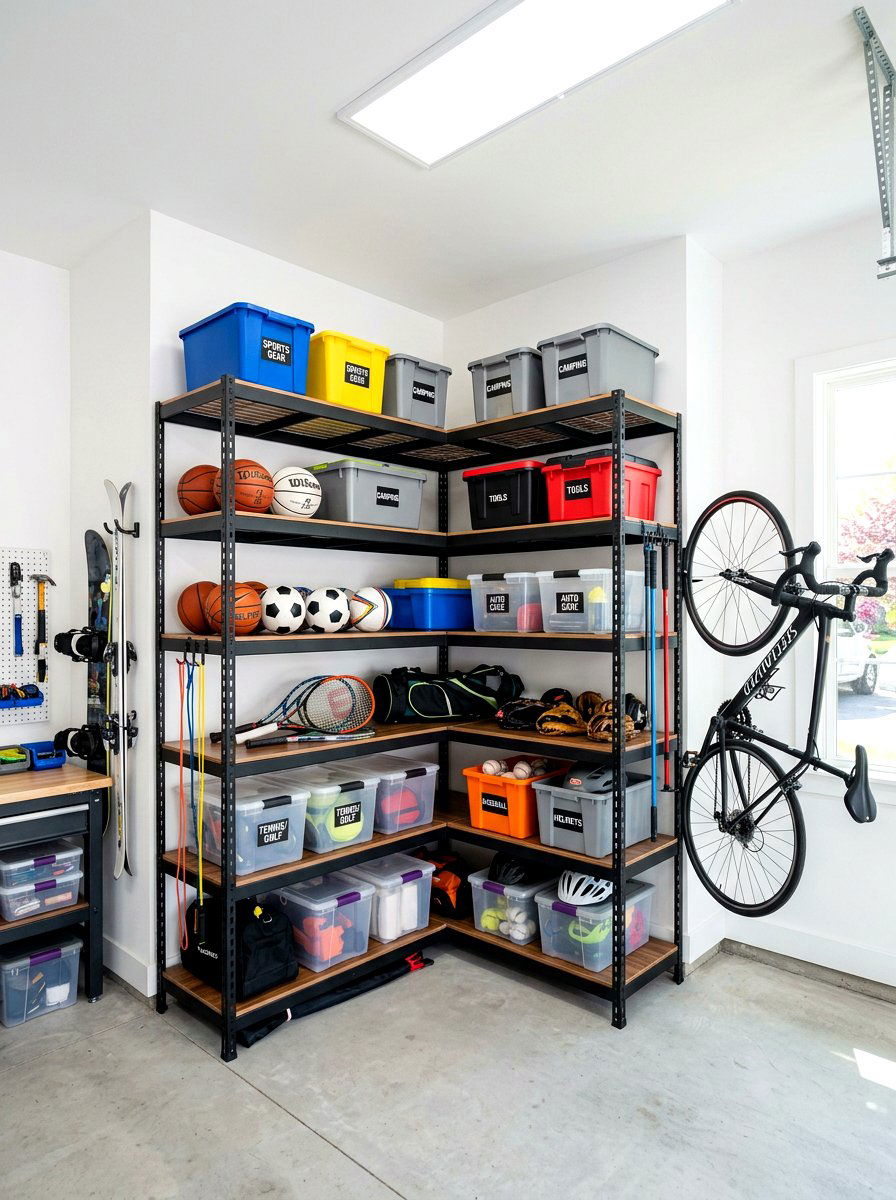 Corner Garage Shelving - 30 garage shelving ideas