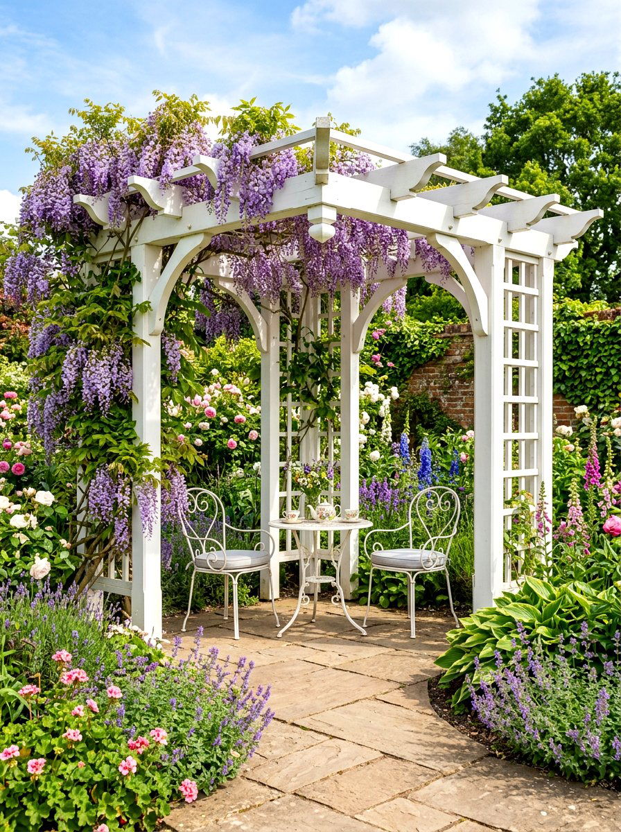 Corner Garden Pergola - 30 corner garden ideas