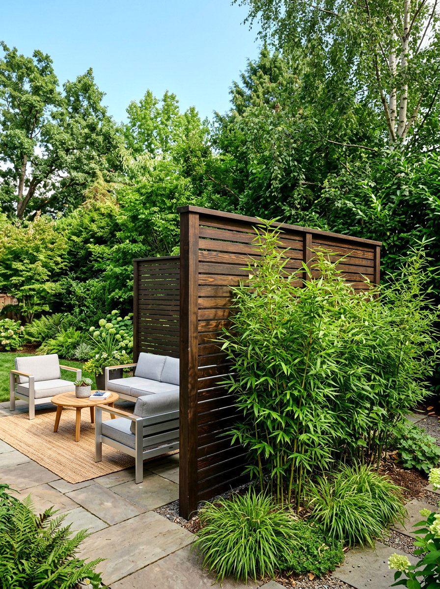 Corner Garden Privacy Screen - 30 corner garden ideas