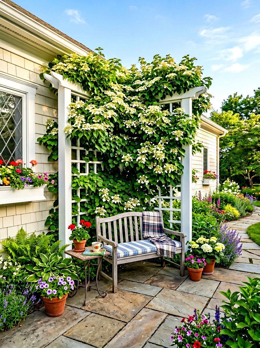 Corner Garden Trellis - 30 garden trellis ideas