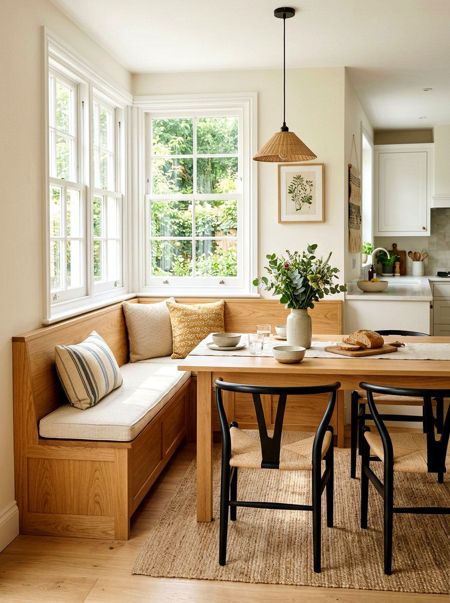 Corner Kitchen Banquette - 30 window breakfast nook ideas
