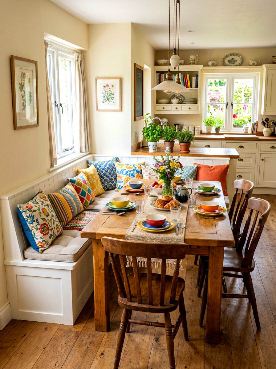 Corner Kitchen Bench Seating - 30 banquette window nook ideas