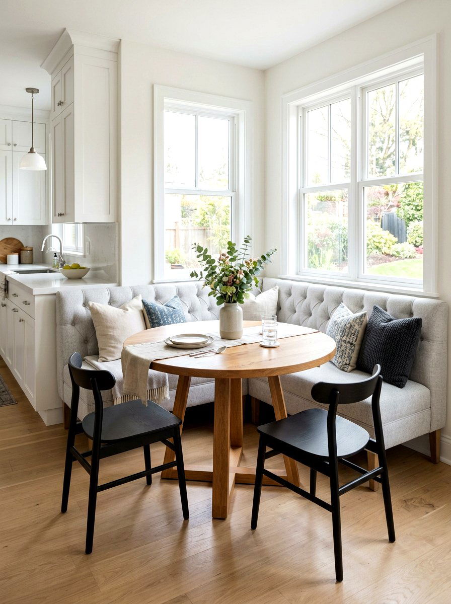 Corner Kitchen Bench - 30 kitchen nook ideas