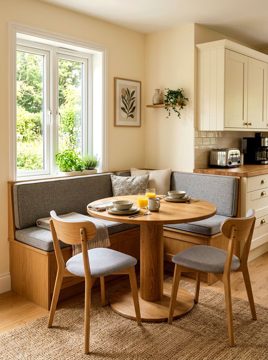 Corner Kitchen Breakfast Nook - 30 built in breakfast station ideas