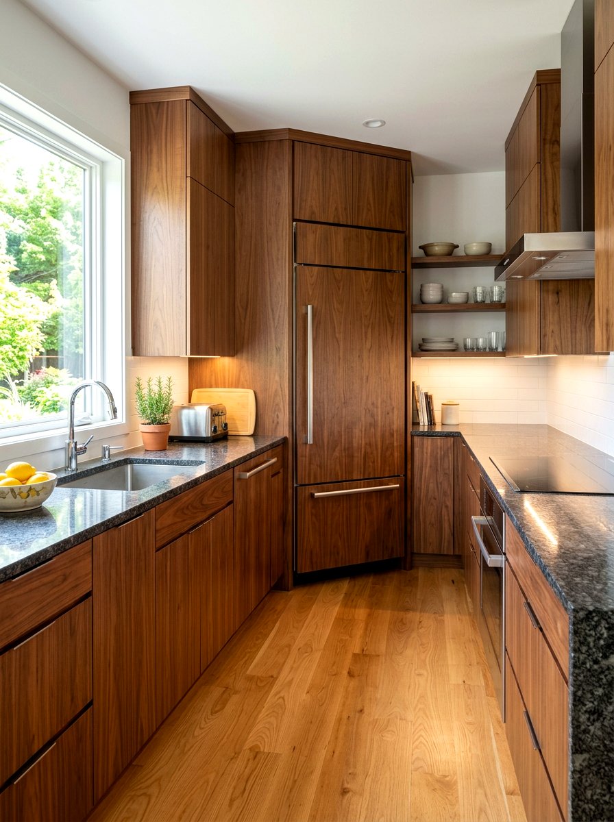 Corner Kitchen Cabinet Fridge - 30 hidden fridge ideas