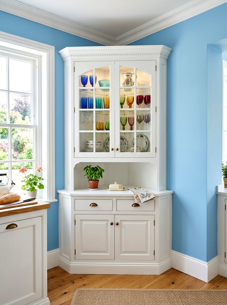 Corner Kitchen Hutch Cabinet - 30 hutch kitchen storage ideas