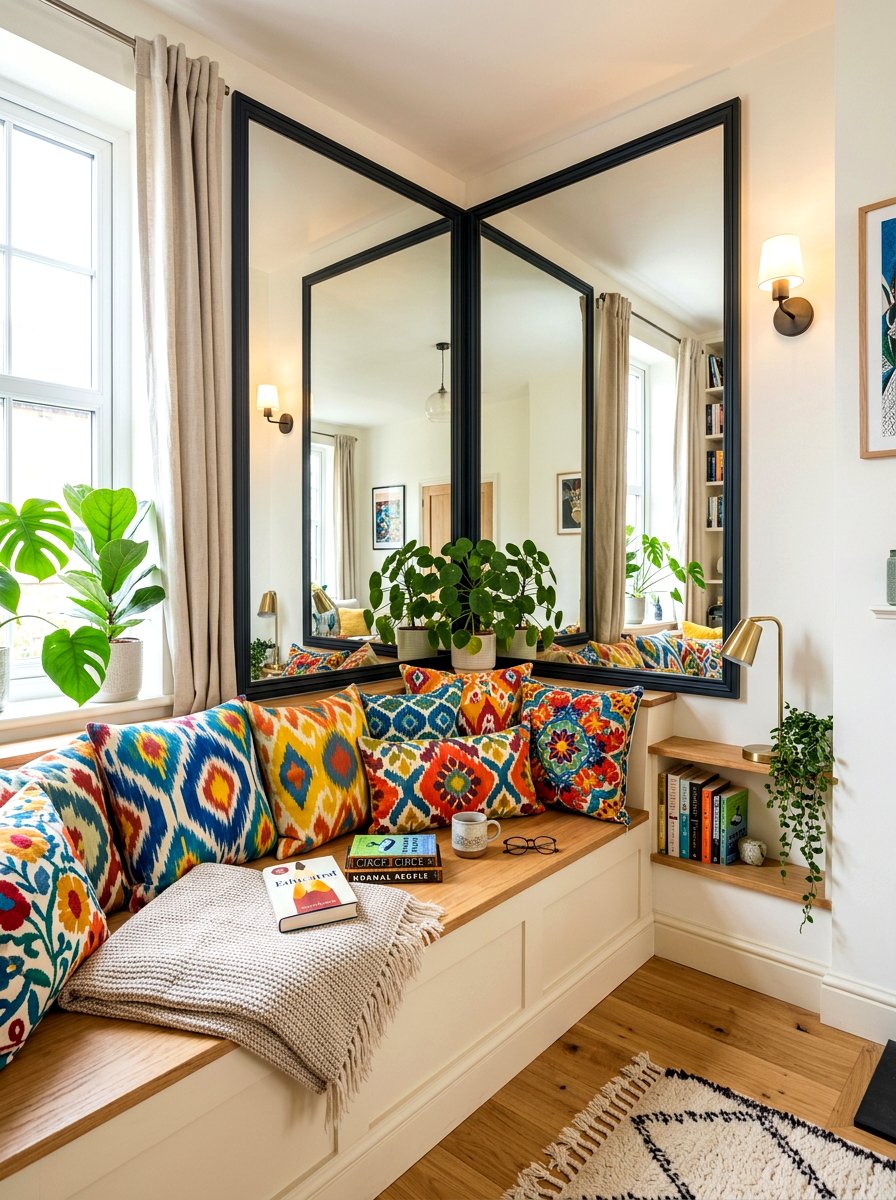 Corner Mirror Placement Small Space - 30 mirror wall small room ideas