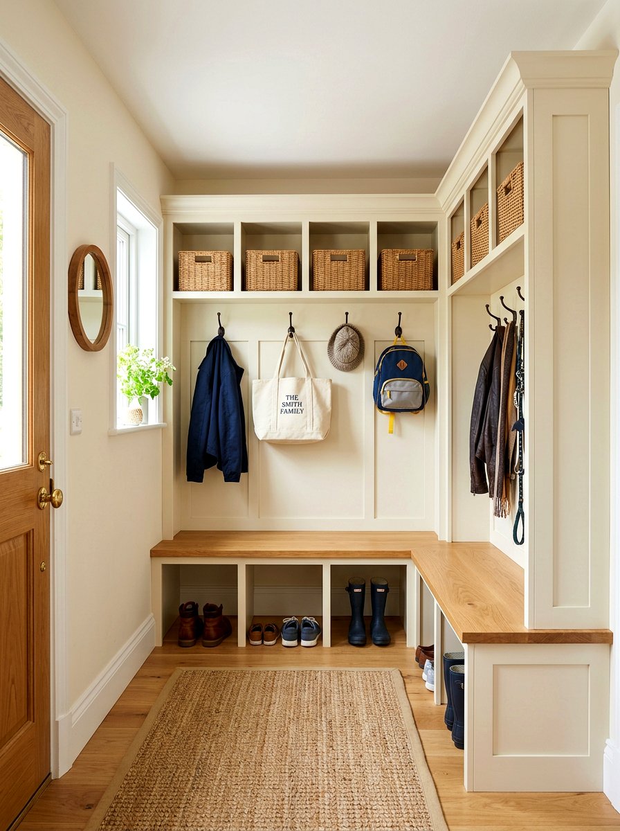 Corner Mudroom Locker - 30 mudroom locker ideas