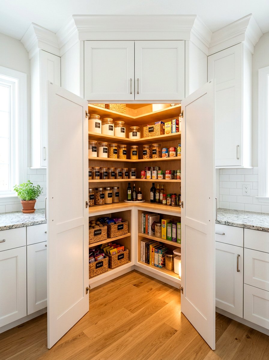Corner Pantry Cabinet - 30 Nancy Meyers pantry ideas
