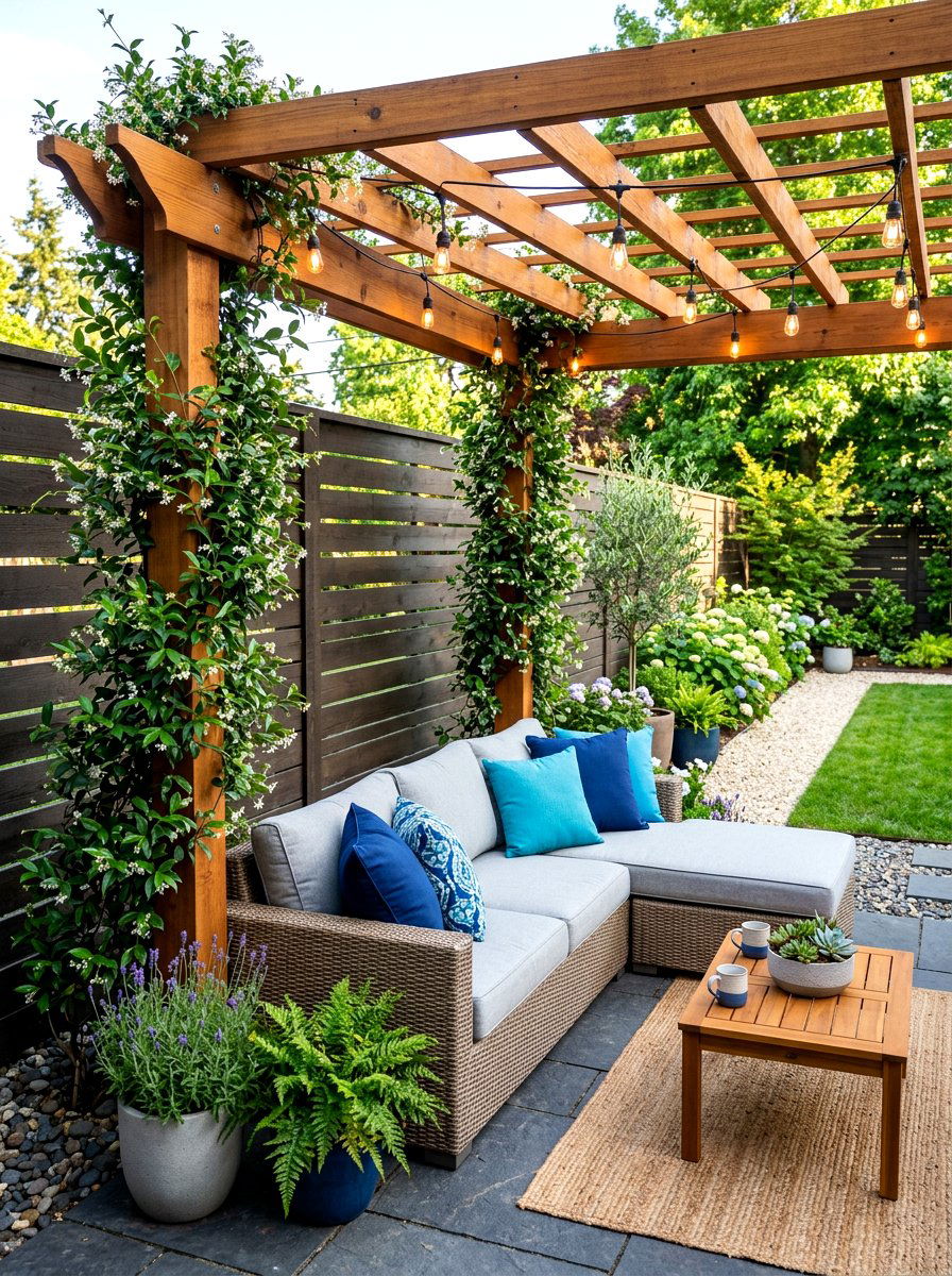 Corner Pergola For Small Backyard - 30 small pergola ideas