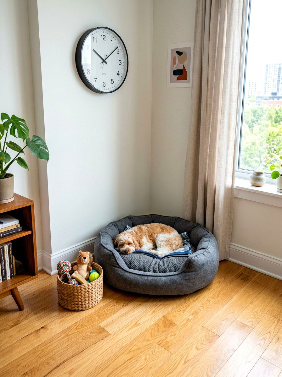 Corner Pet Bed - 30 cozy apartment corner ideas
