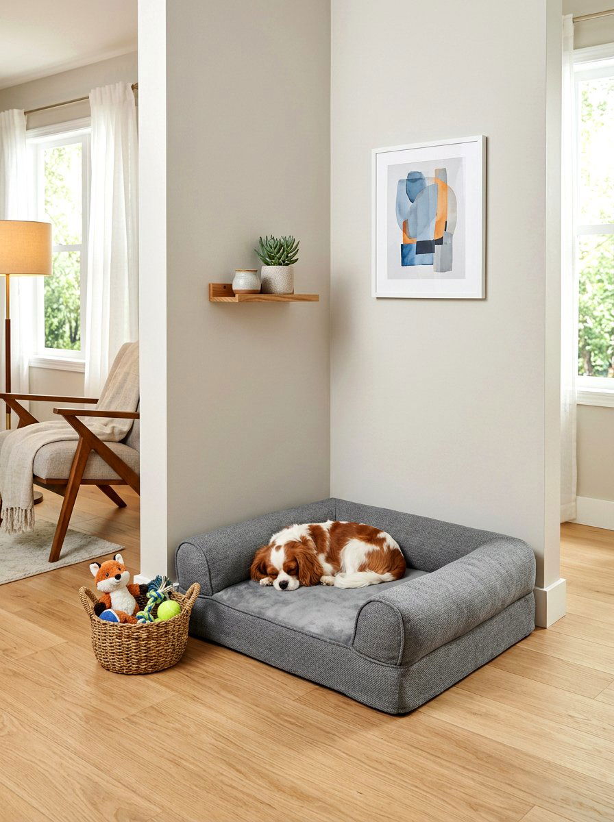 Corner Pet Bed - 30 awkward corner ideas
