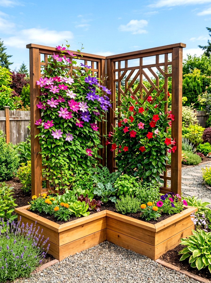 30 Raised Bed Trellis Ideas for Vertical Growing and More Space