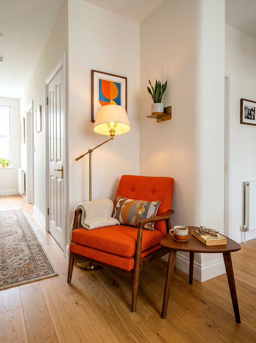 Corner Reading Chair In Hallway - 30 reading hallway ideas