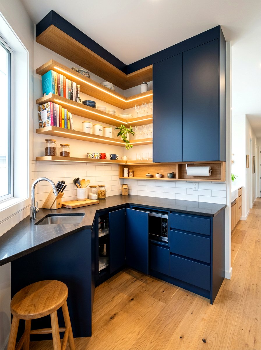 Corner Scullery Unit - 30 scullery pantry ideas