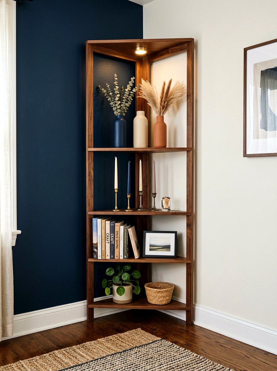 Corner Shelf Decor - 30 shelf styling ideas