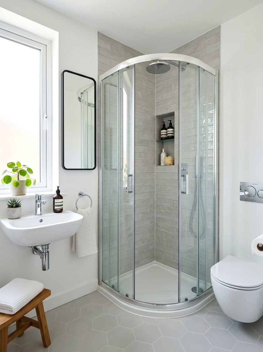 Corner Shower Niche - 30 shower niche ideas