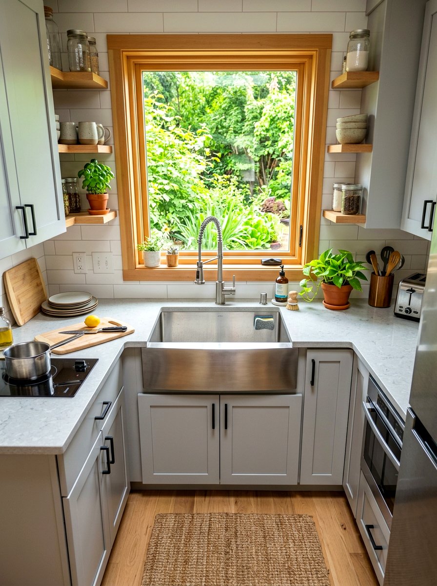 Corner Sink Tiny Kitchen - 30 tiny house kitchen ideas