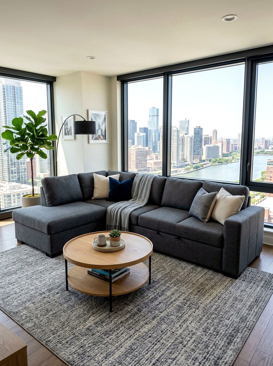 Corner Sofa Bed - 30 sofa bed luxury apartment ideas