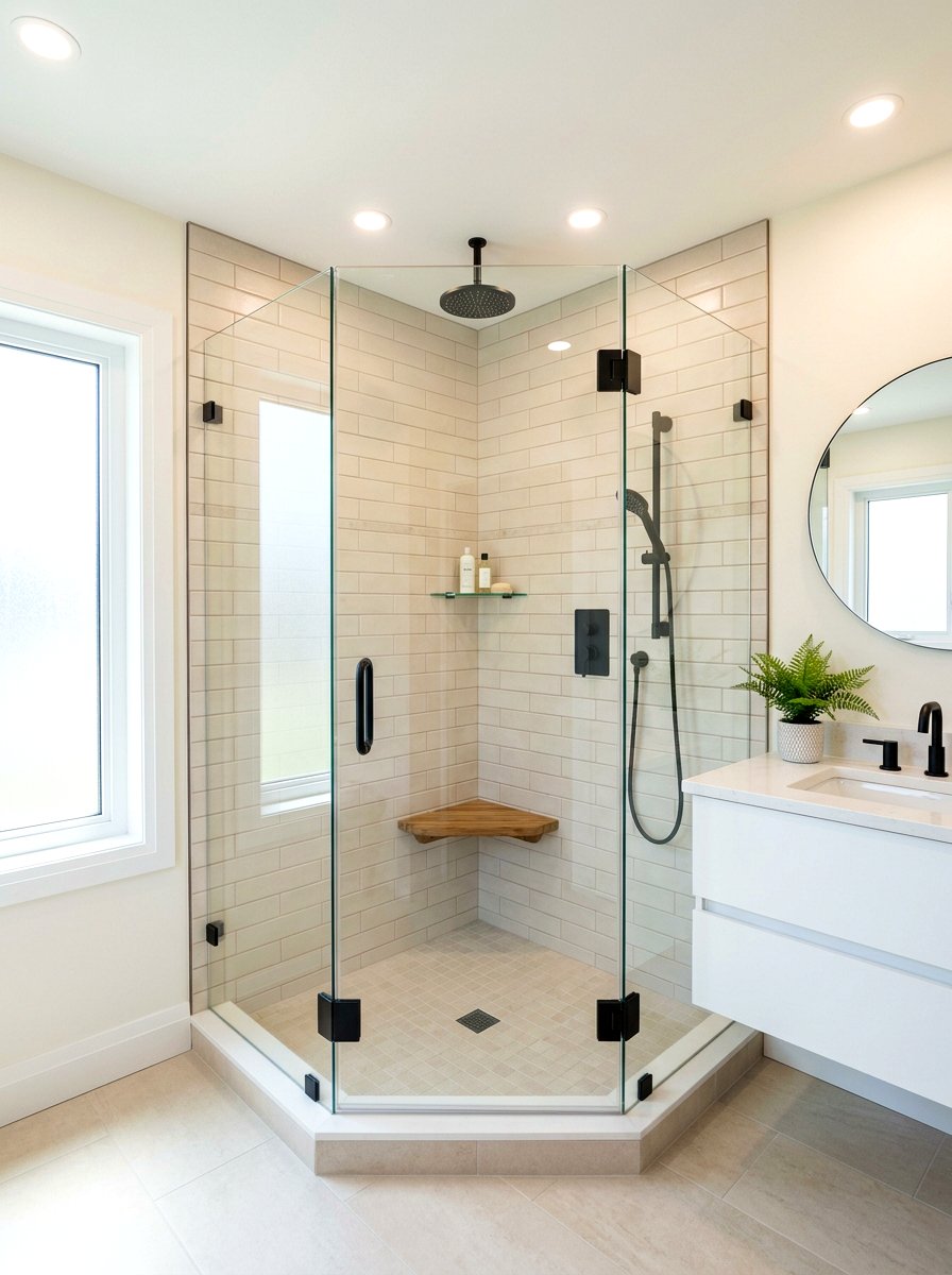 Corner Steam Shower Stall - 30 steam shower bathroom ideas