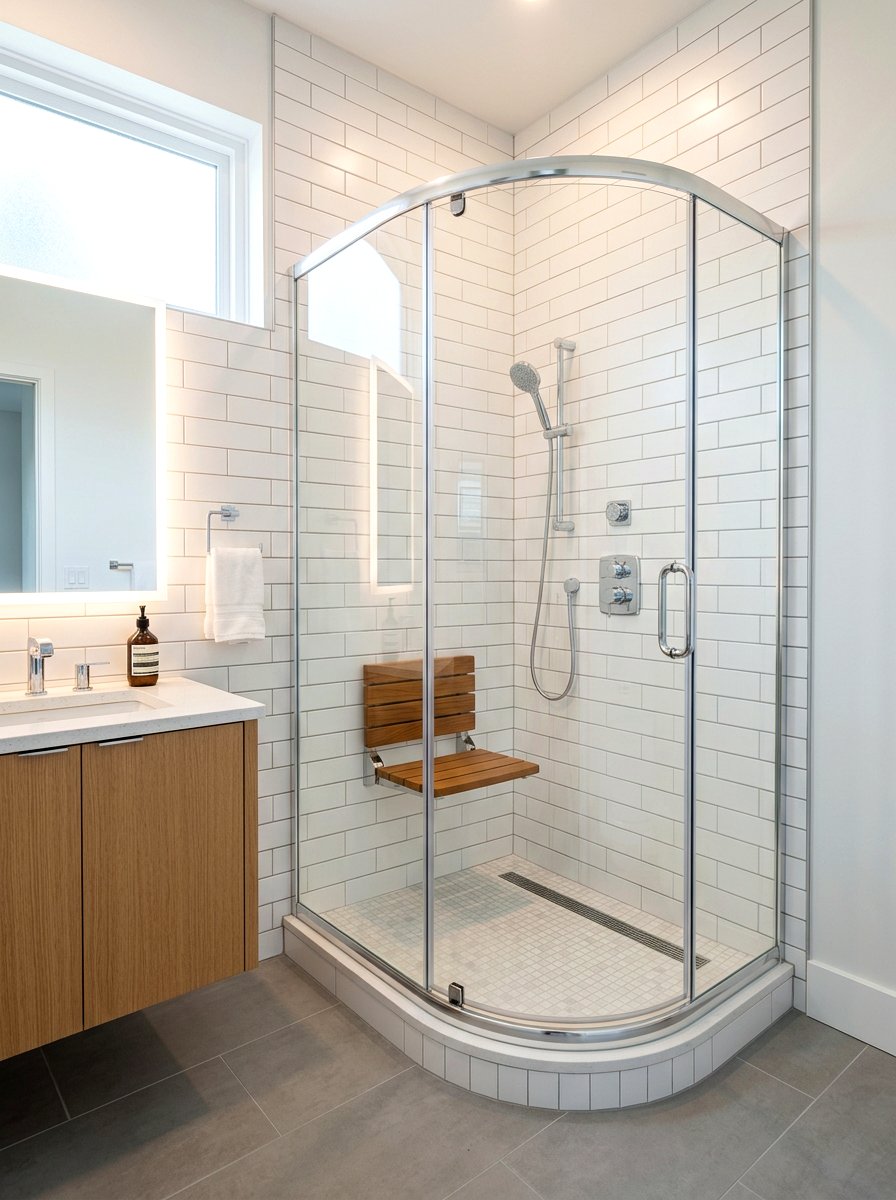 Corner Steam Shower - 30 steam shower ideas