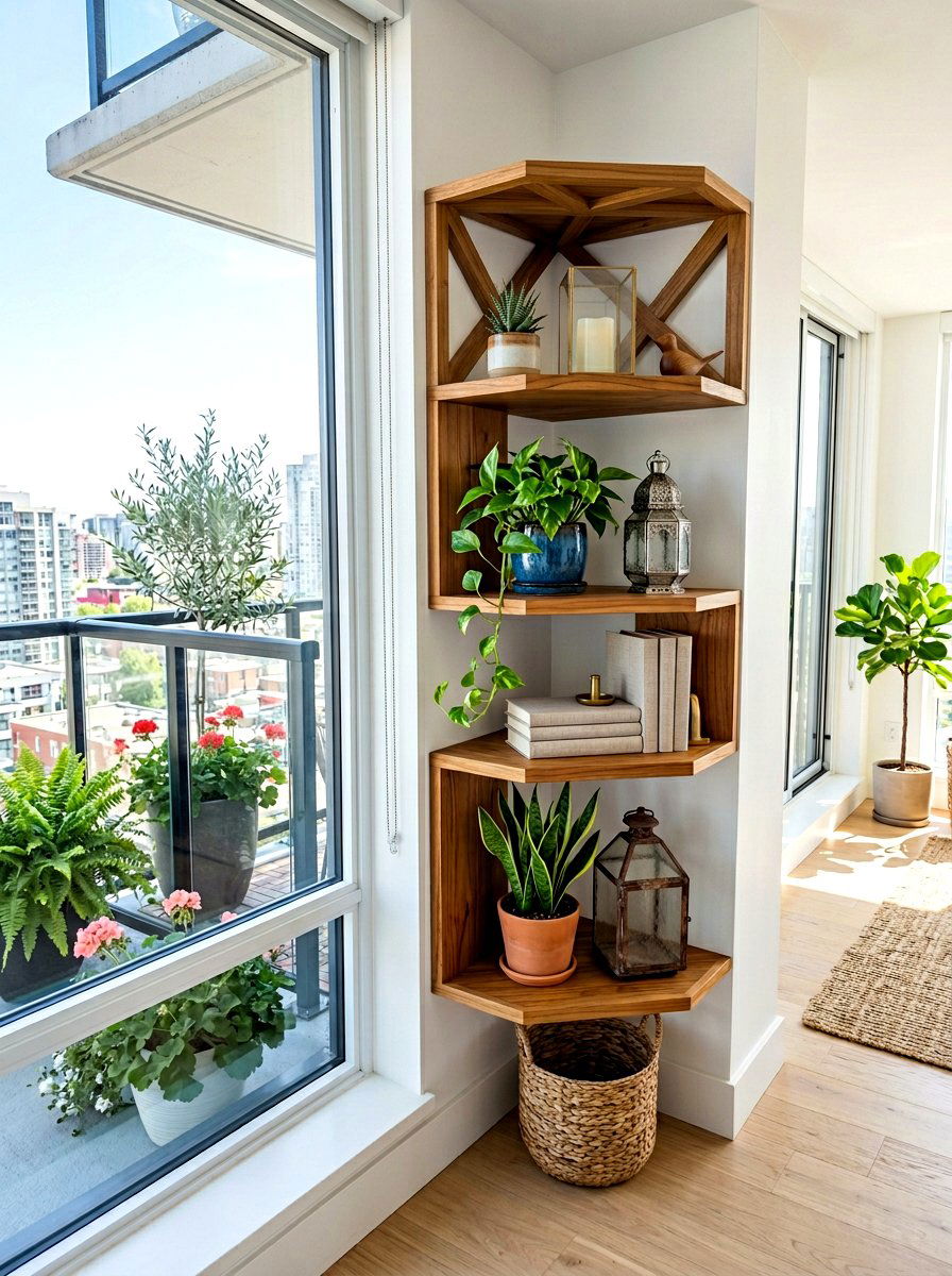 Corner Unit - 30 deck storage ideas