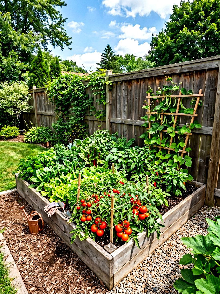 Corner Vegetable Garden Bed - 30 corner garden ideas