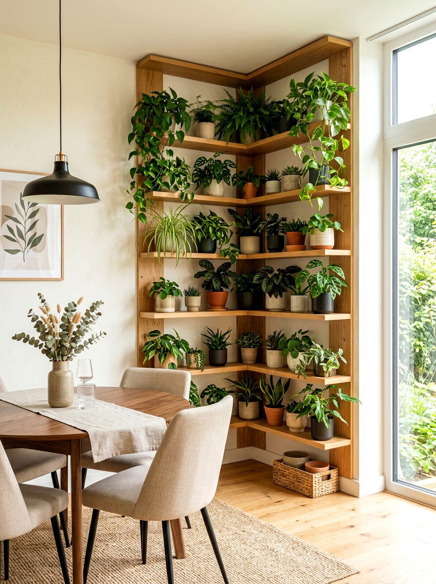 Corner Vertical Garden - 30 small vertical garden ideas