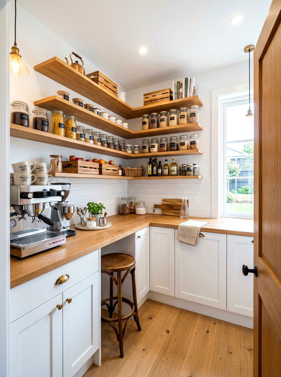 Corner Walk In Pantry Cafe - 30 walk in pantry cafe ideas