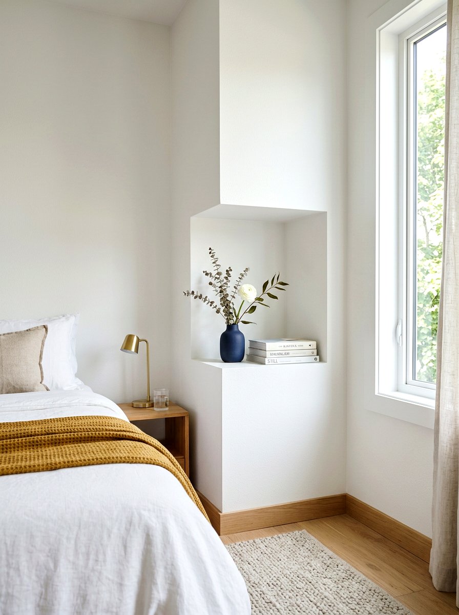 Corner Wall Niche - 30 niche shelf styling ideas