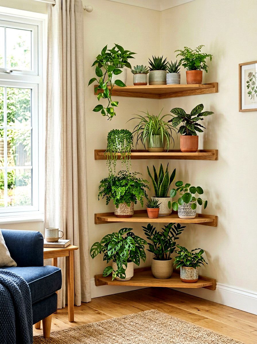 Corner Wall Planter - 30 wall planter ideas