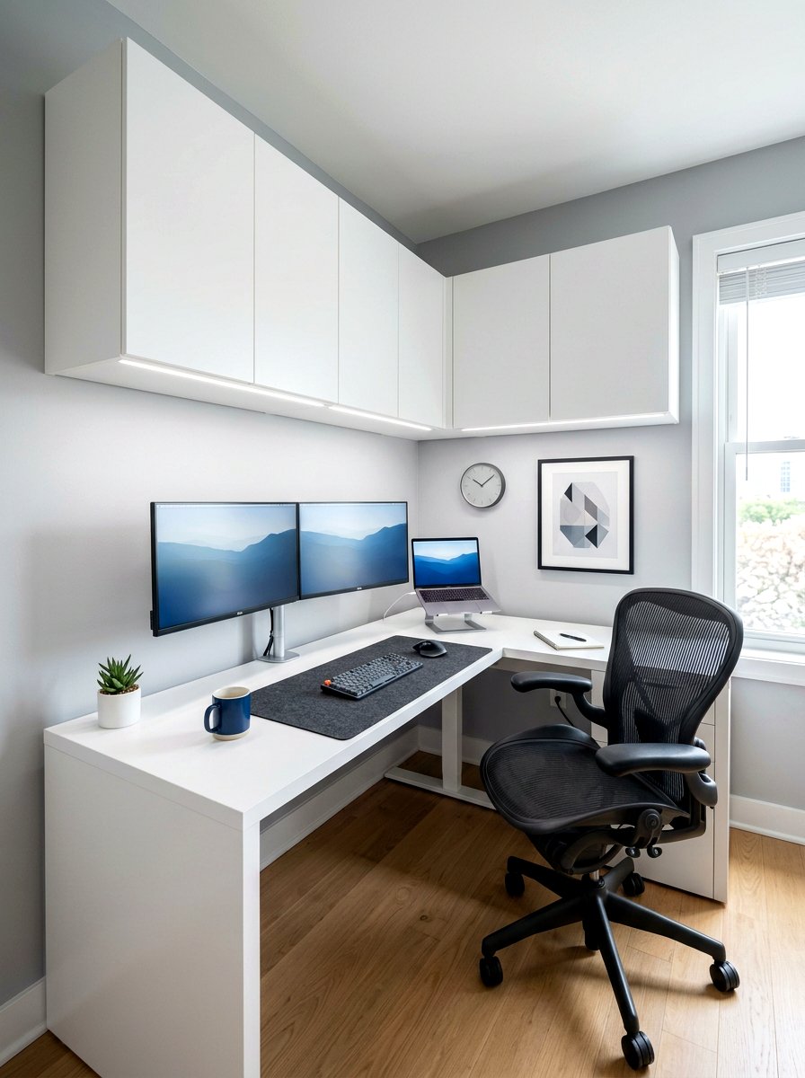 30 White Office Built In Ideas for a Tidy, Pro Look at Home