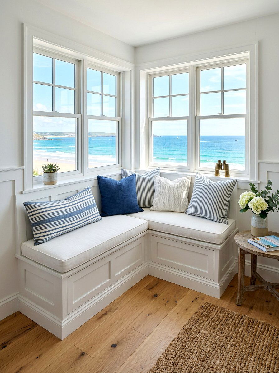 Corner Window Seat - 30 awkward corner ideas