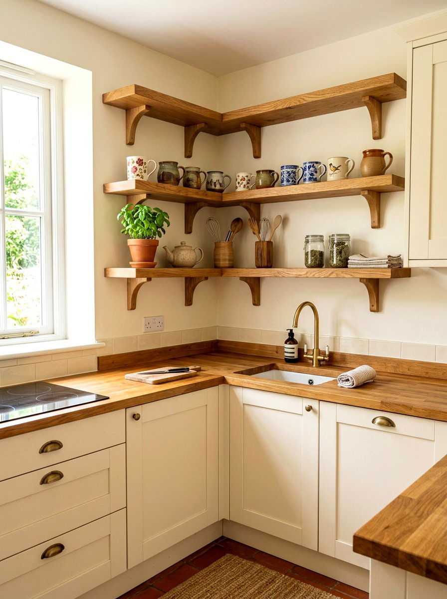 30 vintage kitchen shelf ideas For Stylish Storage and Displays