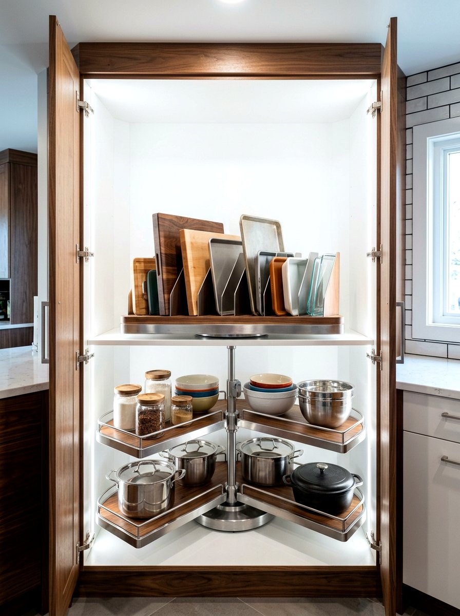 Corner cabinet tray divider - 30 tray divider cabinet ideas