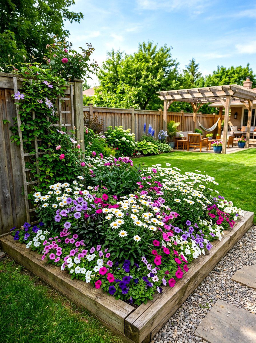 Corner flower garden bed - 30 raised bed corner ideas
