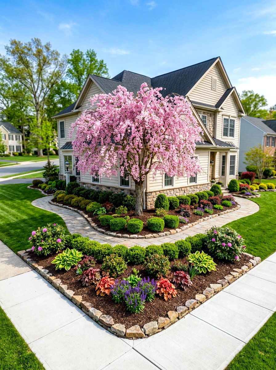 Corner house foundation landscaping - 30 foundation landscaping ideas