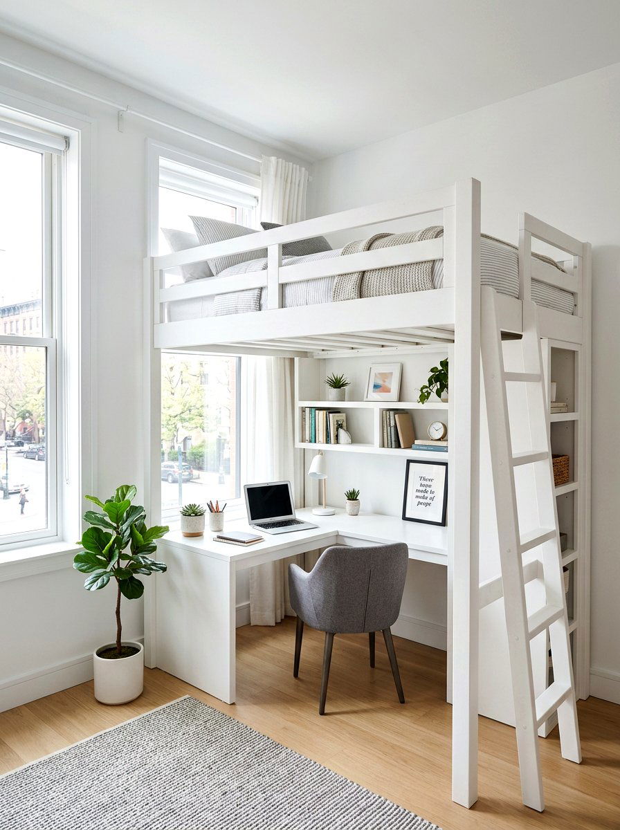 Corner loft bed - 30 loft bed ideas