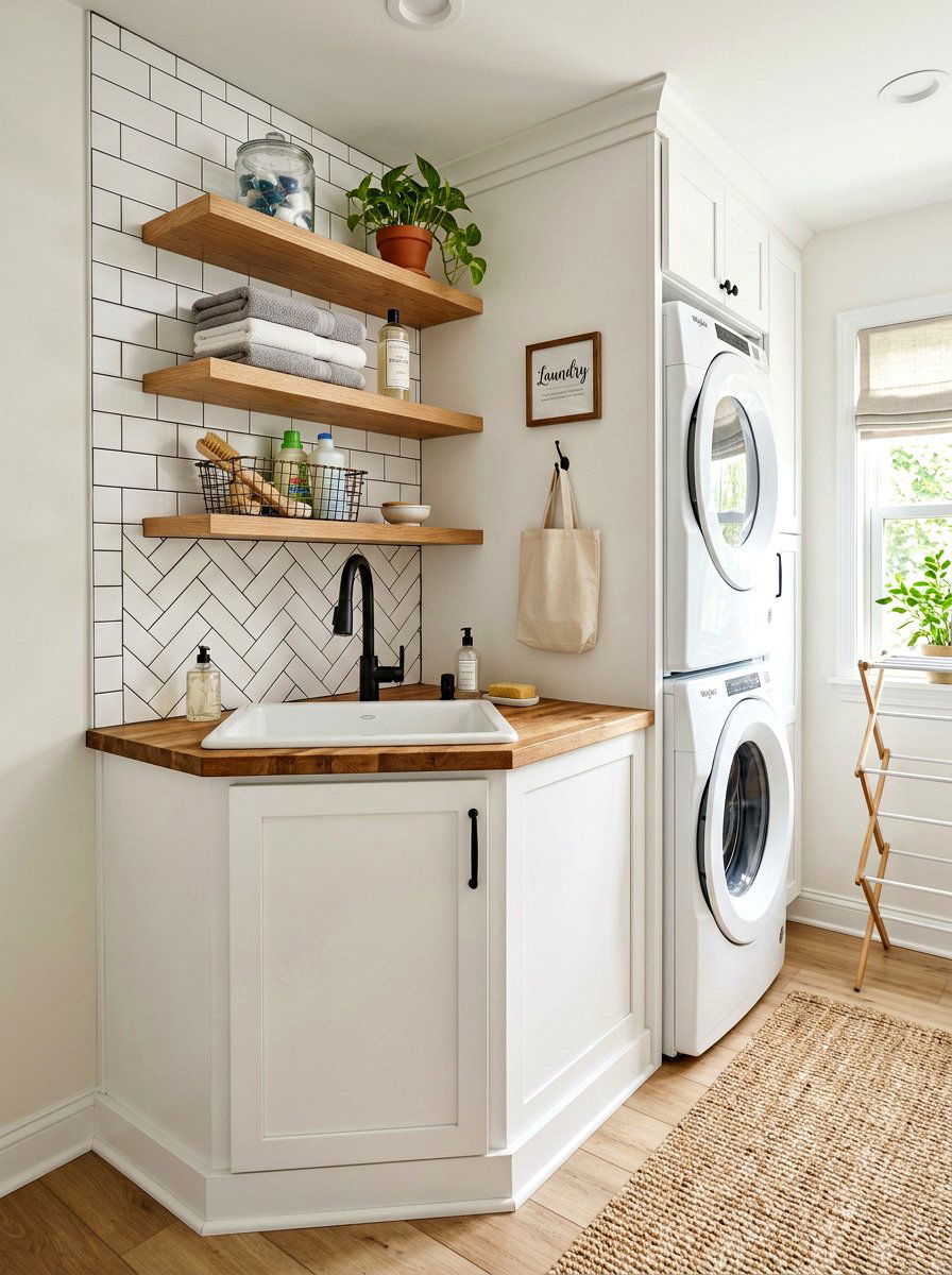 Corner utility sink cabinet - 30 utility sink cabinet ideas