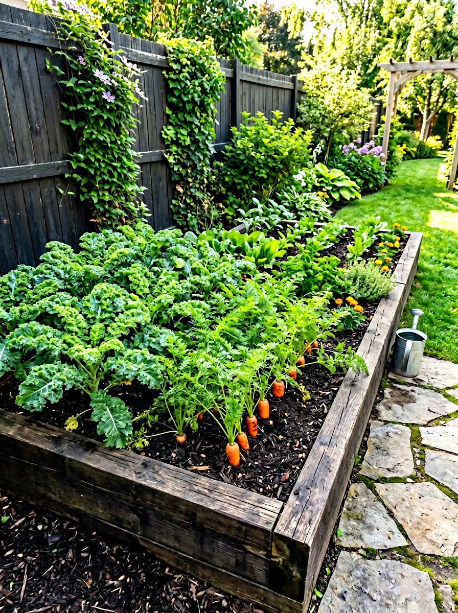 Corner vegetable garden bed - 30 raised bed corner ideas