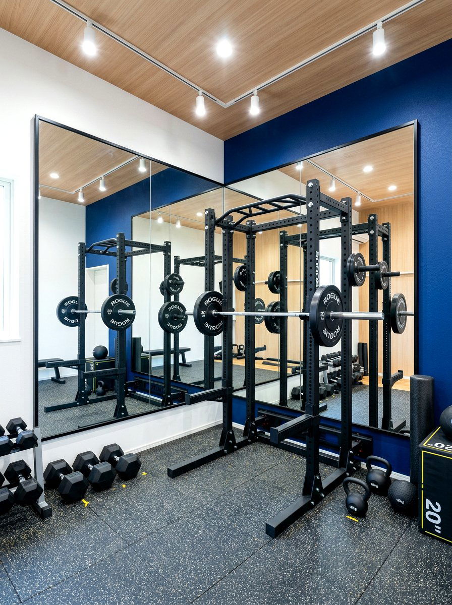 30 Workout Room Mirror Ideas to Make Every Session Count