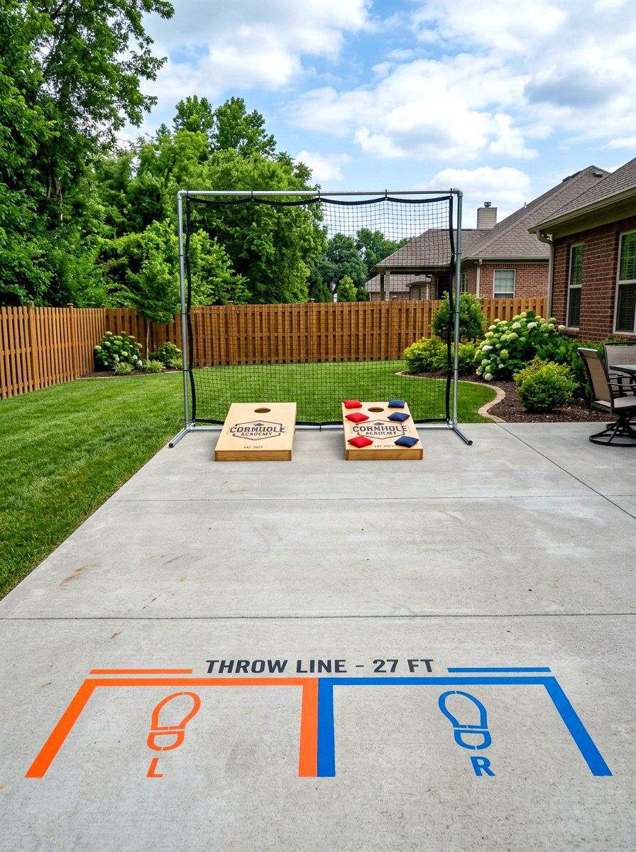 Cornhole Practice Area - 30 cornhole area ideas
