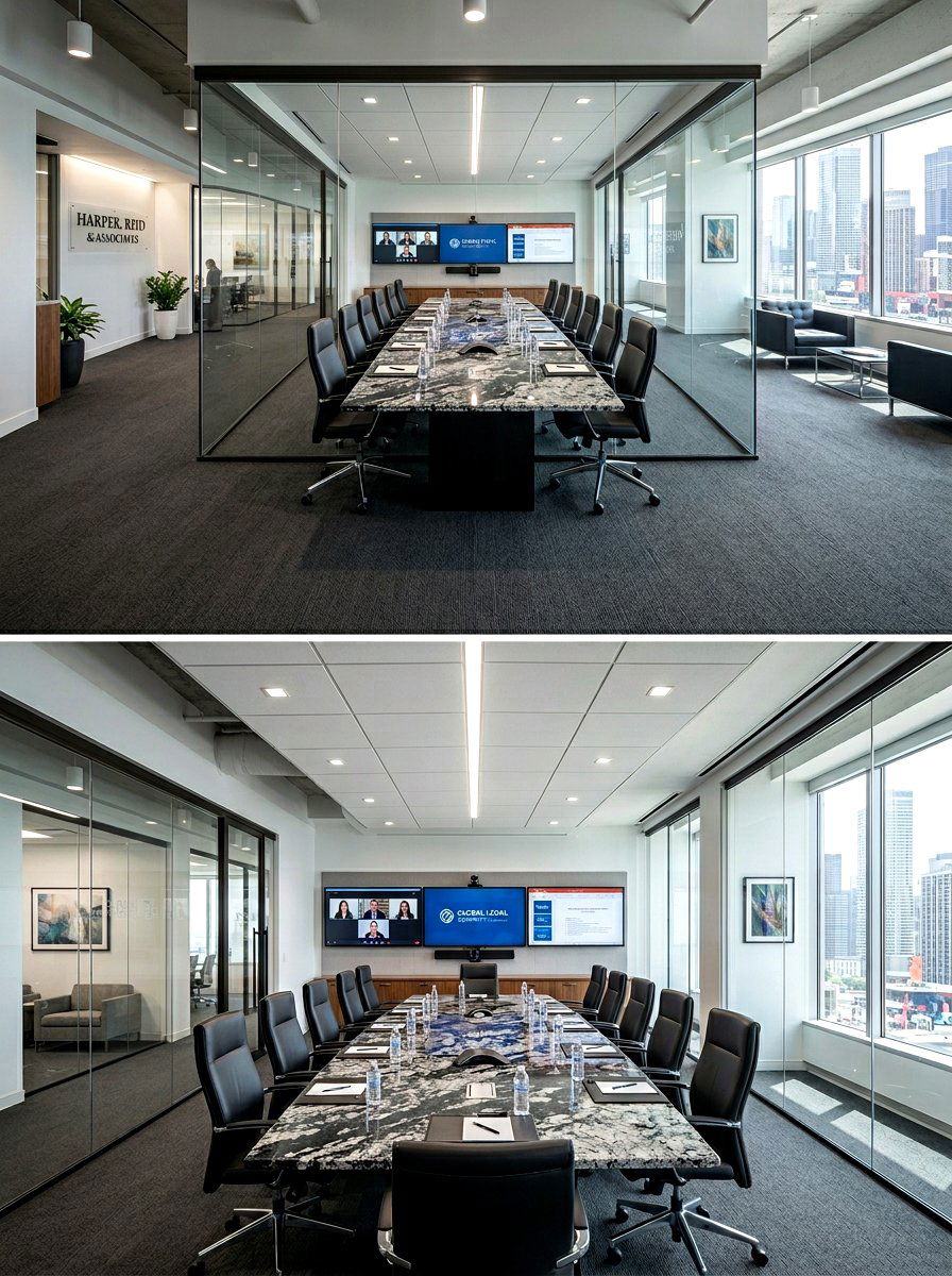 Corporate Law Suite - 30 attorney office ideas